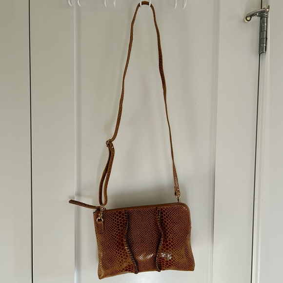 Sharif 1827 New York Brown Leather Crossbody Bag - Picture 7 of 11